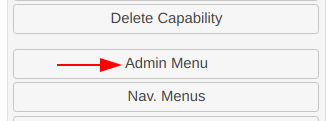Admin menu access